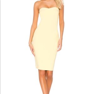 LIKELY YELLOW ‘LAURENS’ DRESS SNAP DRAGON 00